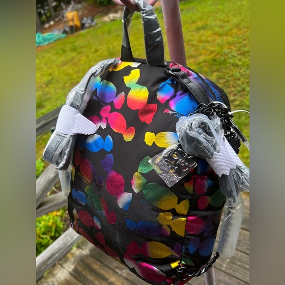 Betsey Johnson Puffey posey backpack - Picture 8 of 15